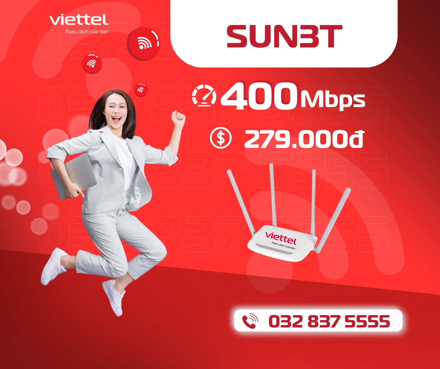 Gói cước SUN3T Viettel