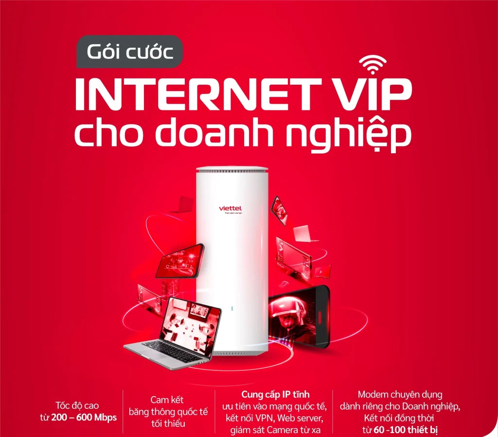 Lắp mạng viettel cho doanh nghiệp, quán net