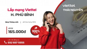 lắp đặt mạng wifi viettel, gắn wifi viettel, bắt mạng viettel, lắp mạng viettel huyện Phú Bình, Thái Nguyên liên hệ 032 837 5555